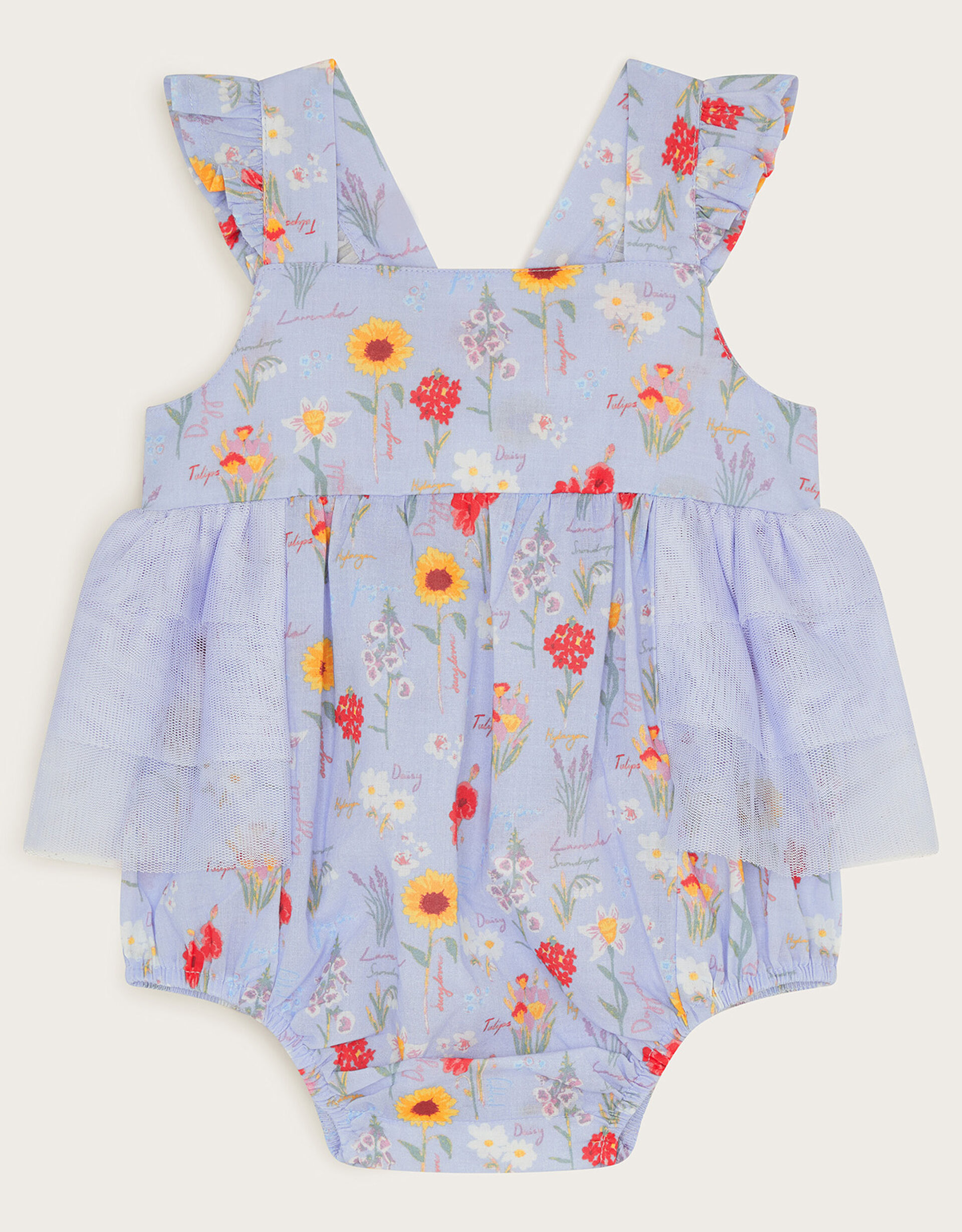 Best Romper For New Born Baby Girl In Light Blue Color