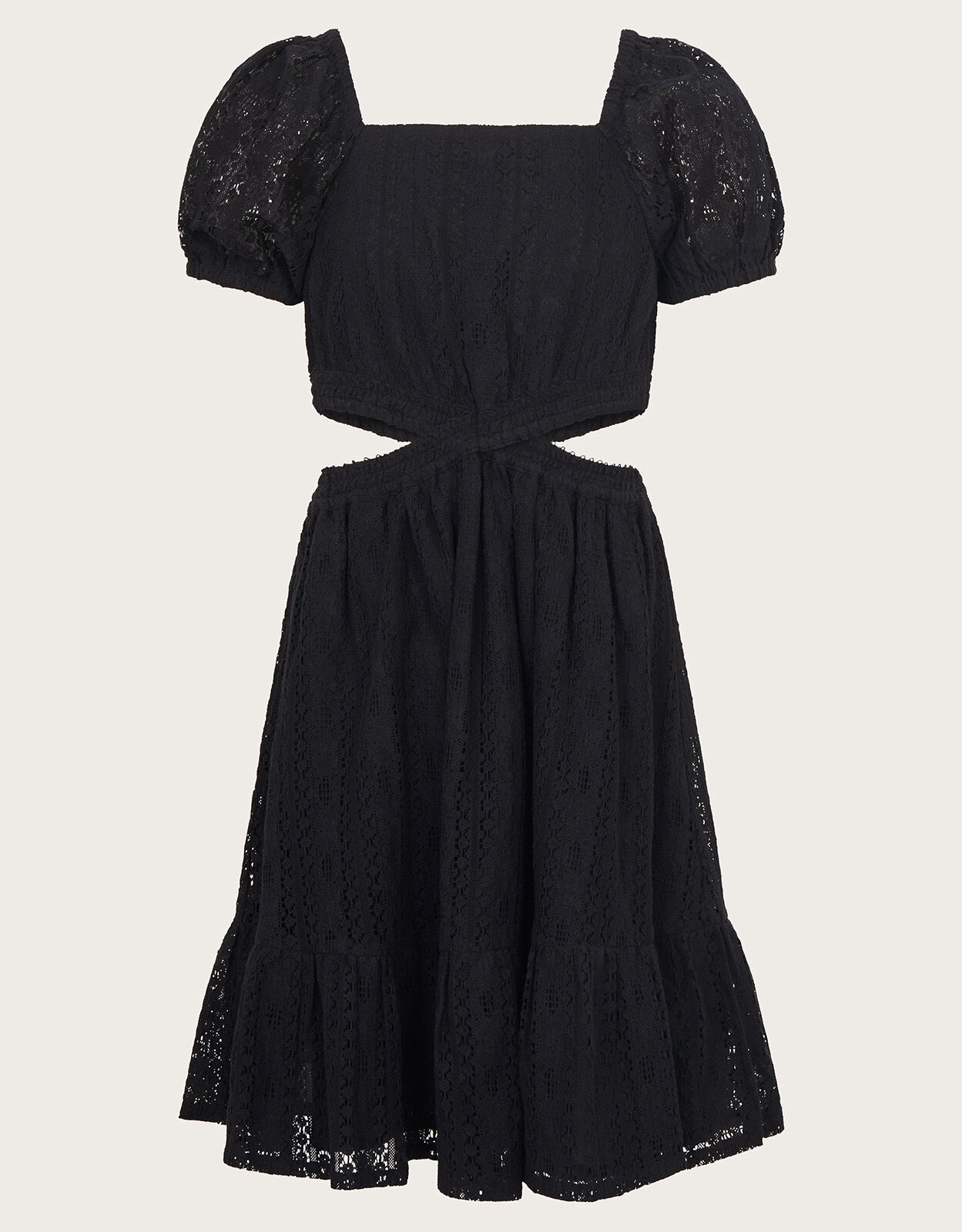 Black lace best sale dress for girls