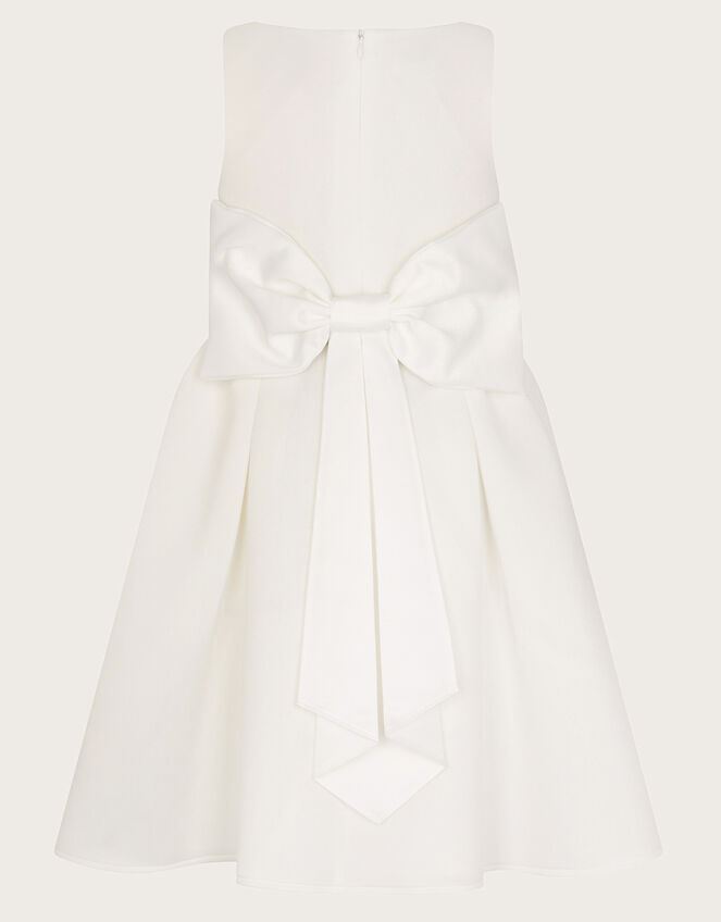 Molly Scuba Bridesmaid Dress, Ivory (IVORY), large