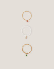 3-Pack Christmas Bracelets, , large