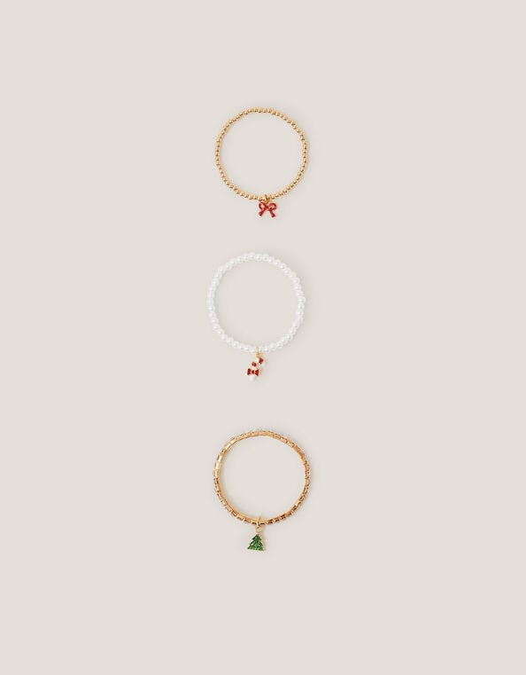 3-Pack Christmas Bracelets, , large