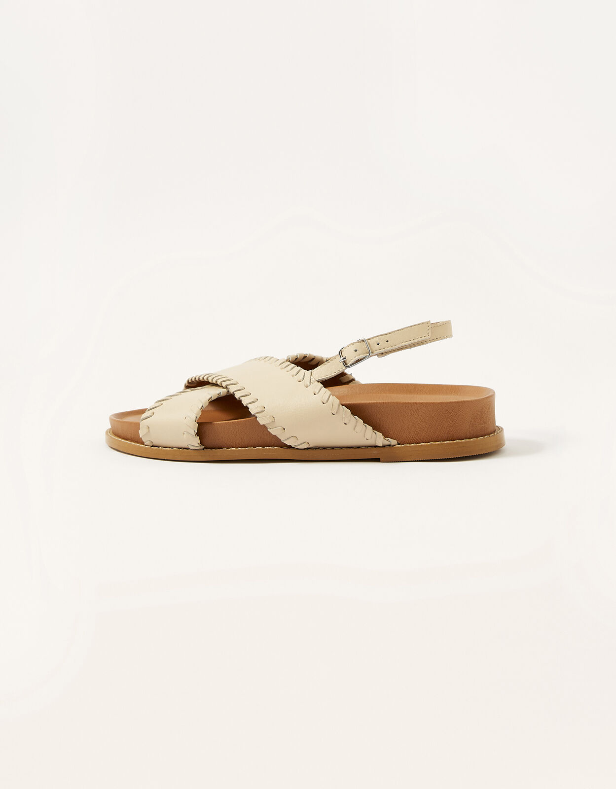 Criss cross footbed sandals cheap