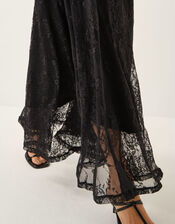Luna Lace Maxi Skirt, Black (BLACK), large