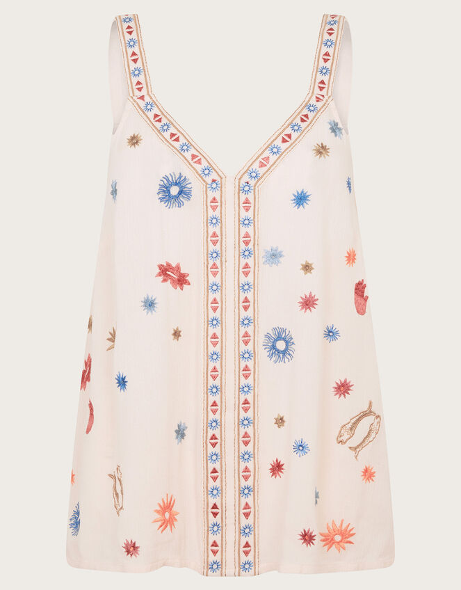 Arti Embroidered Cami , Ivory (IVORY), large