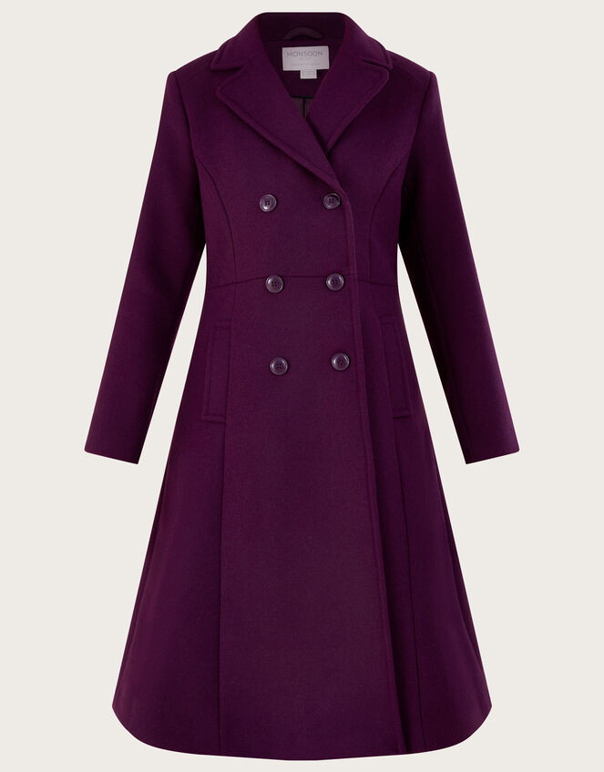 Danielle Skirted Coat Red | Women's Coats | Monsoon UK.