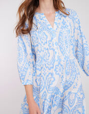 East Norma Print Dress, Blue (BLUE), large
