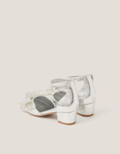 Butterfly Metallic Heels, Silver (SILVER), large