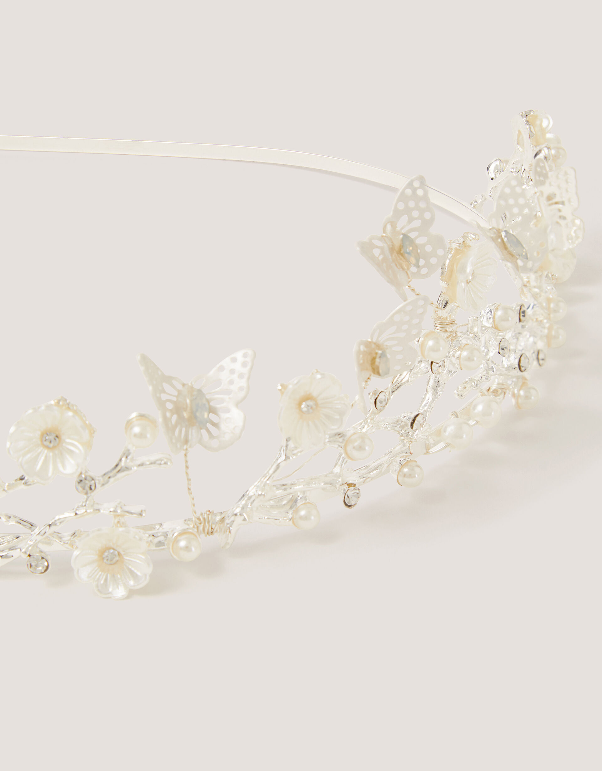 Pearl Flower Tiara | Accessories | Monsoon UK.