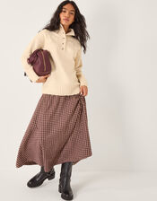 Em Floral Embroidered Knit Jumper, Ivory (IVORY), large