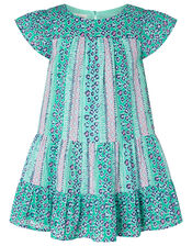 Mischa Leopard Tunic and Leggings Set, Green (GREEN), large