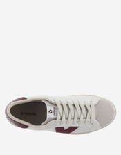 Victoria Berlin Leather & Suede Trainers, Red (BURGUNDY), large