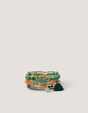 7-Pack Bead Stretch Bracelets, , large