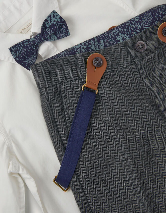 Arthur 4-Piece Smart Shirt & Trousers, Grey (GREY), large