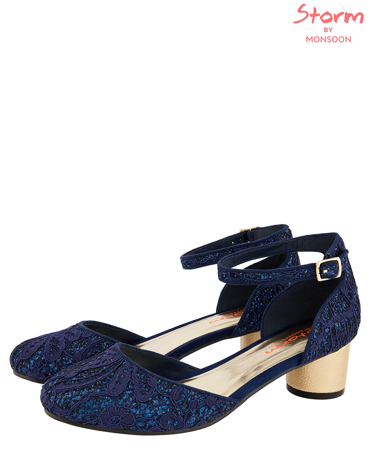 Girls 2025 navy heels
