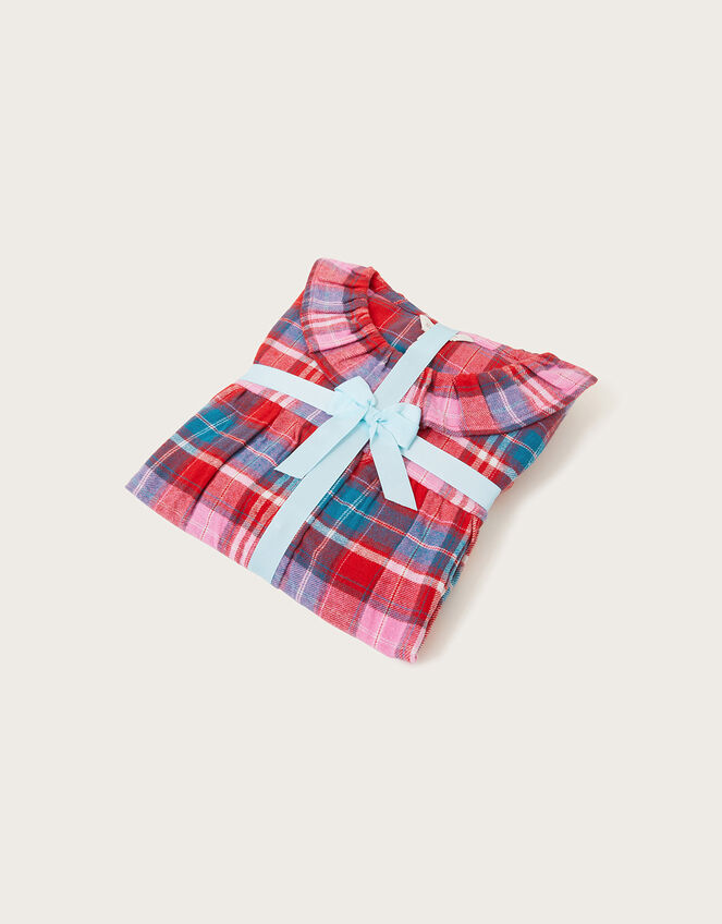 Check Print Pyjamas, Red (RED), large