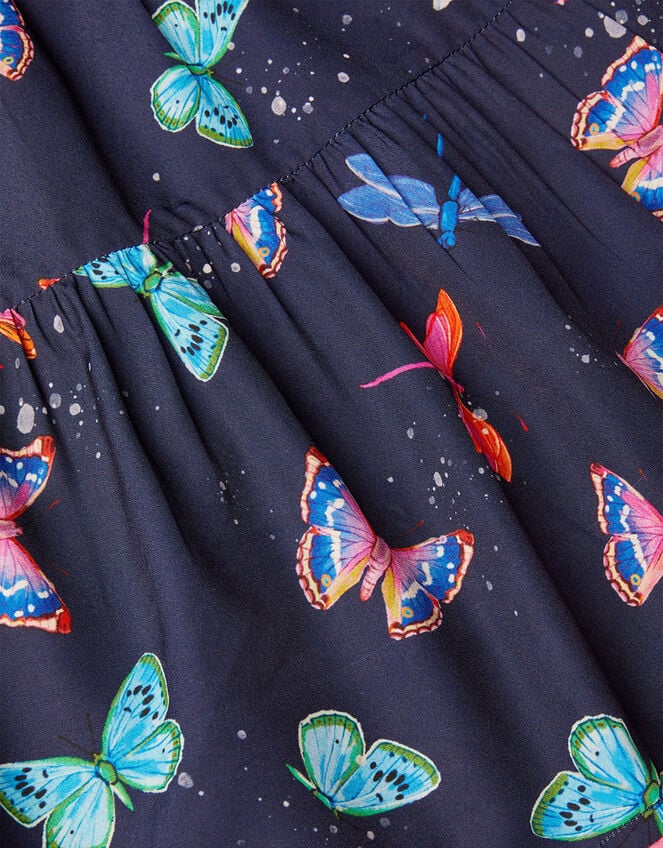 Butterfly Dress WWF-UK Collaboration, Blue (NAVY), large