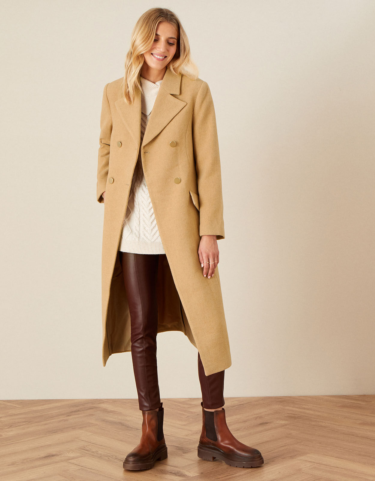 camel wool coat uk