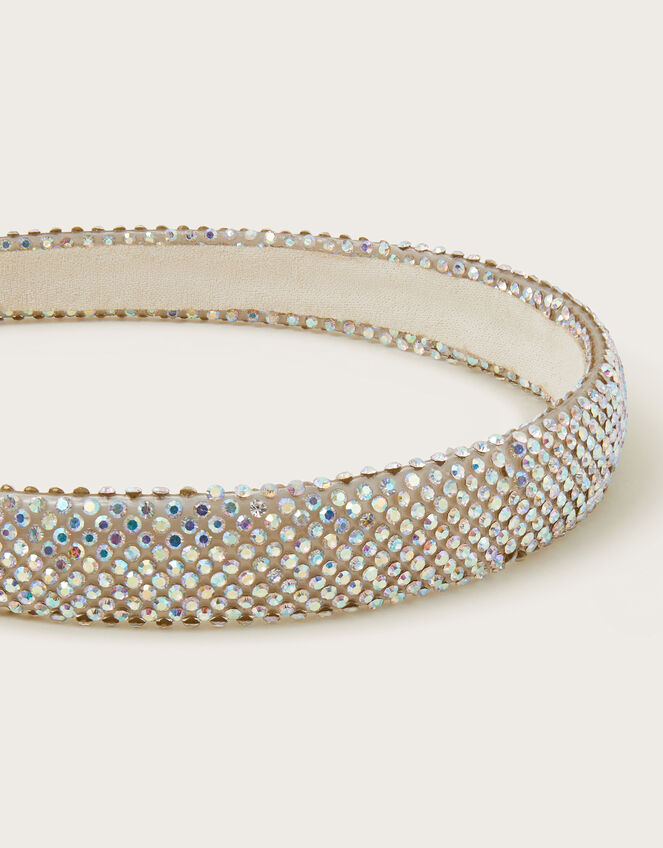 Diamante Embellished Headband, , large