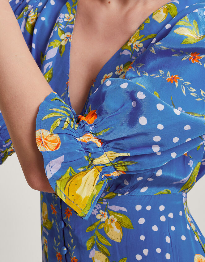 Paloma Tea Dress, Blue (BLUE), large
