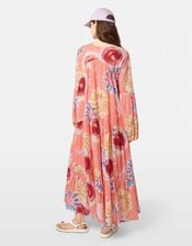 Scotch and Soda Crinkle Maxi Dress, Pink (PINK), large