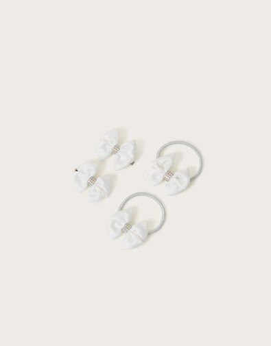 Sparkle Bow Hair Set, , large