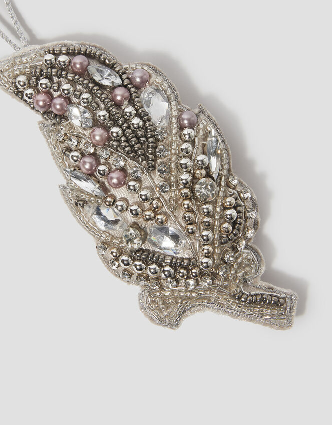 Embellished Feather Christmas Tree Decoration, , large