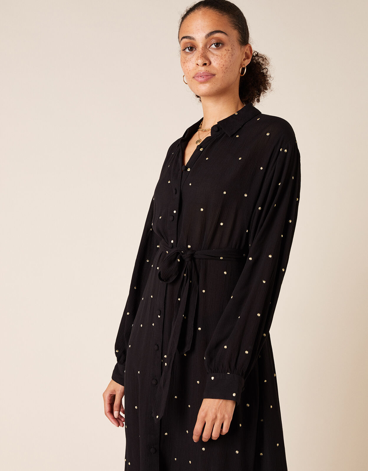 Monsoon polka dot dress online