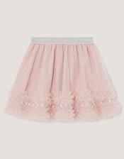 Carolyn Embellished Ruffle Skirt, Pink (PINK), large