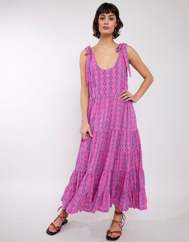 East Jodie Batik Print Dress, Pink (PINK), large