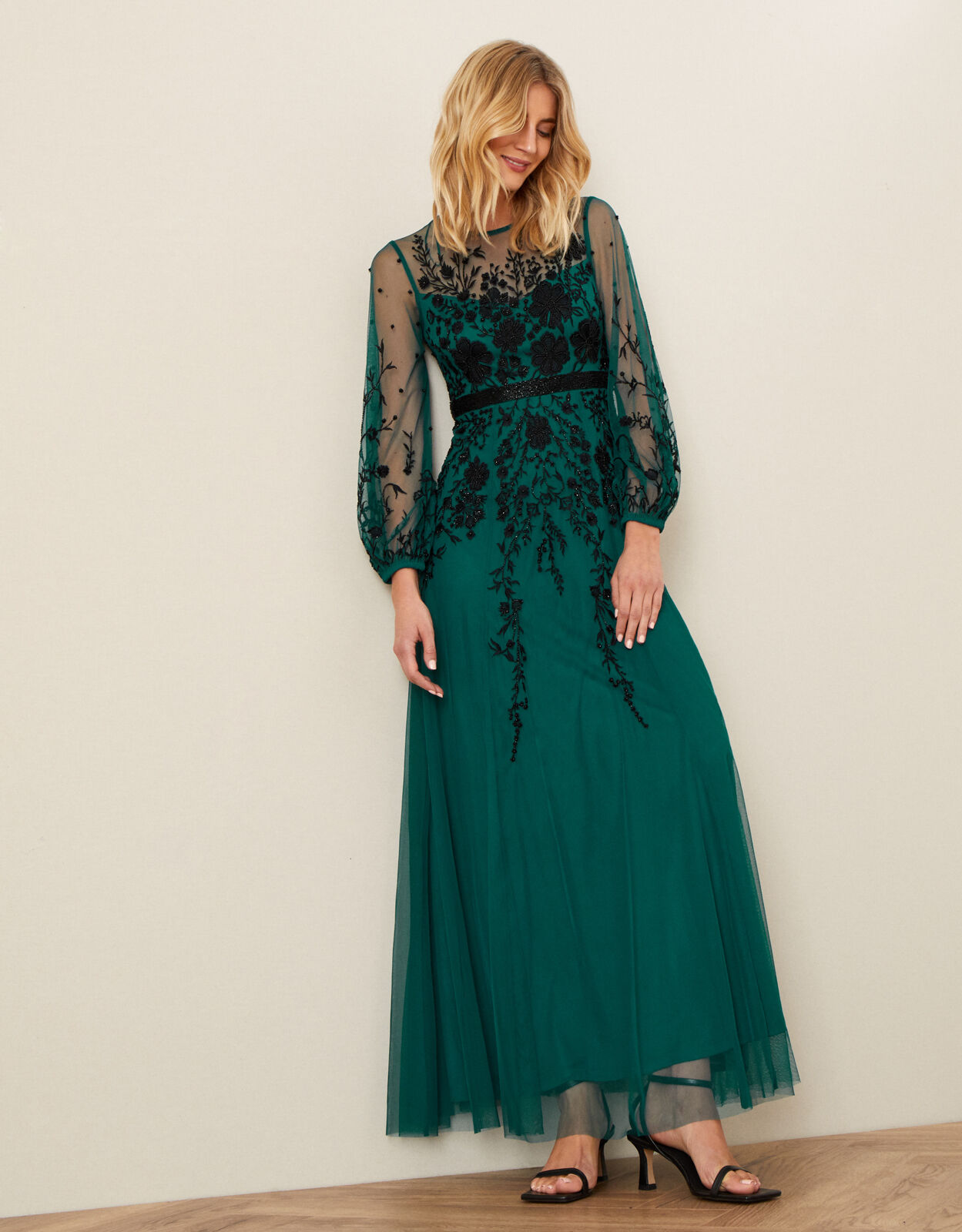 Monsoon teal dress online