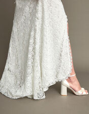 Sienna Lace Bridal Maxi Dress, Ivory (IVORY), large