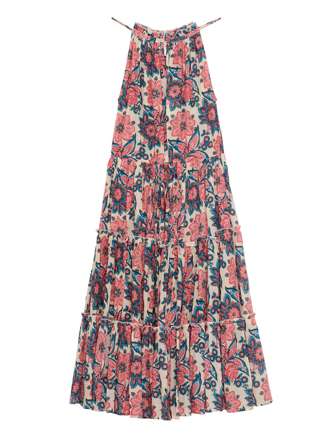 Petite Mendigote Ritu Floral Tiered Maxi Dress, Multi (MULTI), large