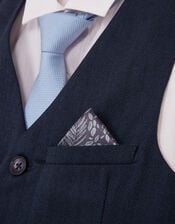 Harry Herringbone 4-Piece Suit, Blue (NAVY), large