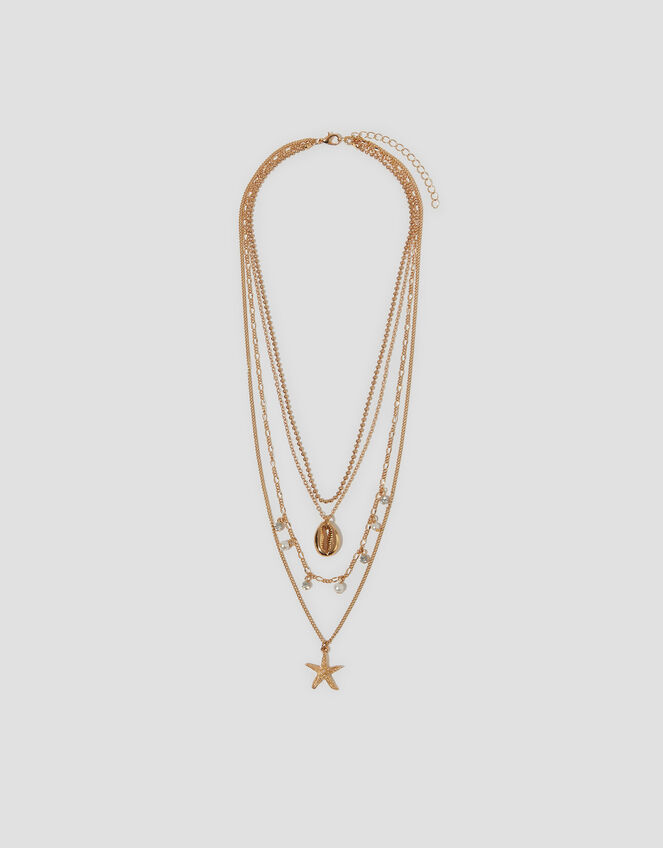 Sea Charm Layered Necklace, , large