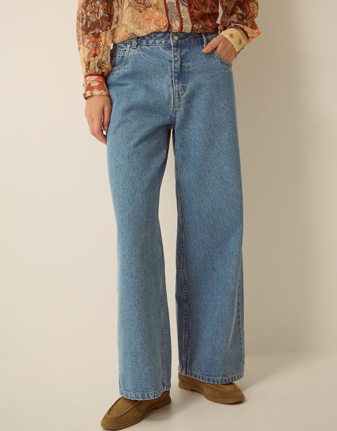 Lillian Wide Leg Jeans Blue