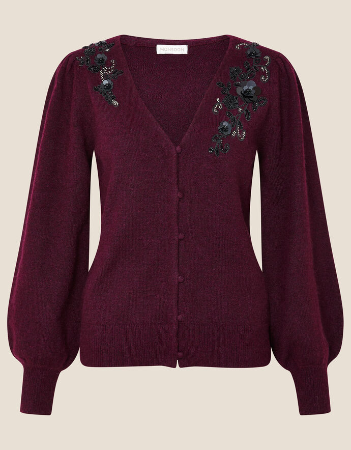 Red Emblem Cardigan main image 1