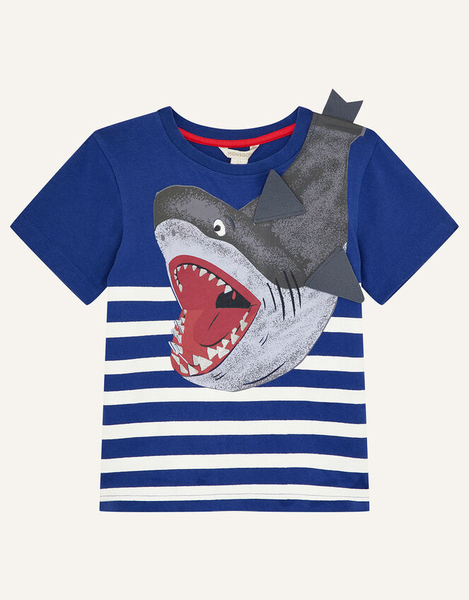Shark T-Shirt, Blue (BLUE), large