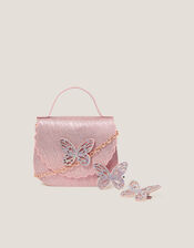 Scallop Butterfly Bag & Hair Clips Set, , large