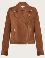Sienna Suede Jacket , Tan (TAN), large