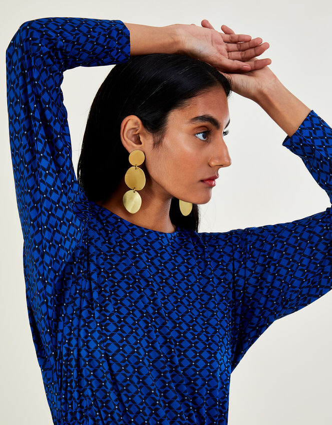 Sibilia Circle Tier Earrings, , large