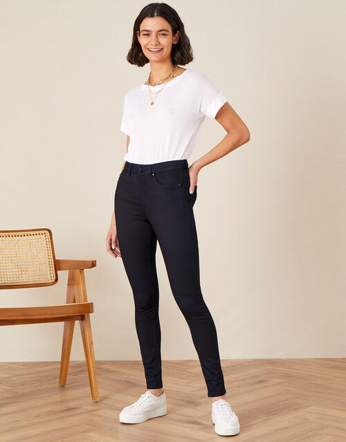 Nadine Regular Length Jeans with Organic Cotton, Blue (INDIGO), large