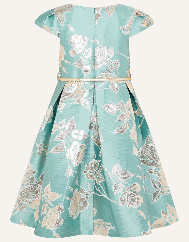 Darla Jacquard Dress, Teal (DUCK EGG), large