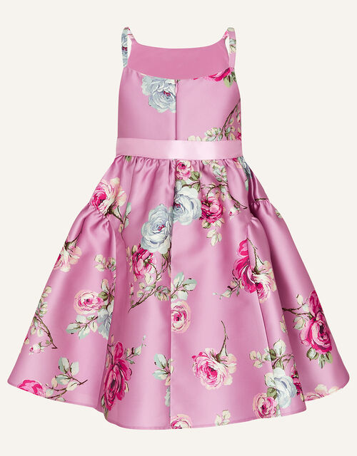 Luna Rose Duchess Twill Dress, Pink (DUSKY PINK), large