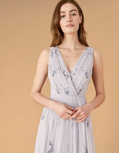 Marisa Embroidered Maxi Dress, Blue (BLUE), large