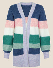 Stripe Cardigan, Green (GREEN), large