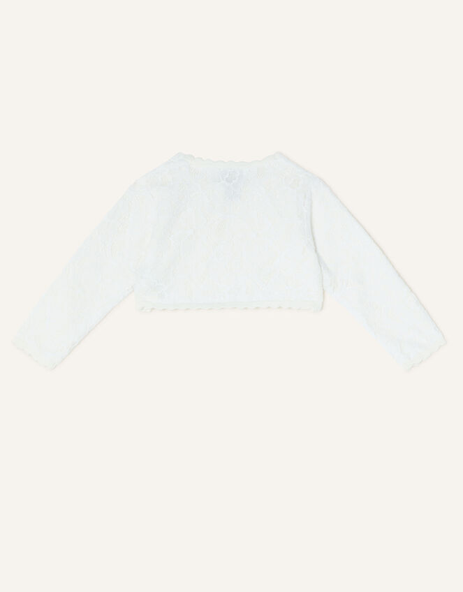Baby Lace Cardigan , Ivory (IVORY), large