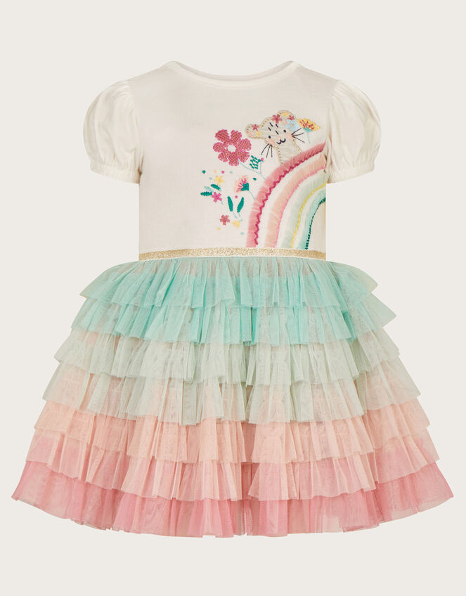 Baby Disco Mouse Dress, Ivory (IVORY), large