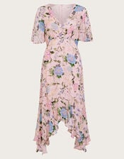 Sisi Floral Print Dress, Pink (BLUSH), large