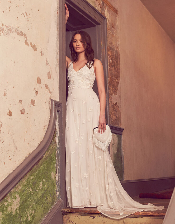 Kate Beaded Floral Bridal Dress | Wedding Dresses | Monsoon UK.