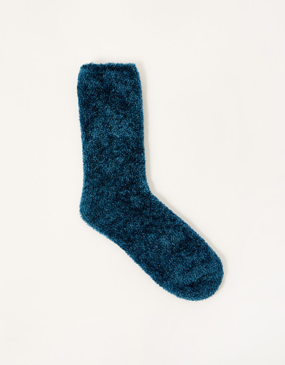 Chenille Cosy Socks, Teal (TEAL), large